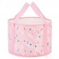 작은 꽃잎 접이식 방수 바구니 12L(핑크)