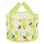 나뭇잎 접이식 방수 바구니 12L(그린)