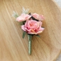 플라워블룸 부토니에 브로치(핑크)