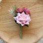 플라워블룸 부토니에 브로치(핑크퍼플)