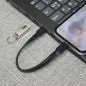 열쇠고리 5핀 충전 케이블(블랙)