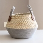 내추럴코튼 화분바구니(그레이)