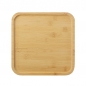 [쿠킹홈] 주방 대나무 사각 우드트레이(25cm)