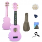 로하 백양나무 소프라노 우쿨렐레 풀세트(6종) (핑크)
