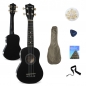 로하 백양나무 소프라노 우쿨렐레 풀세트(6종) (블랙)