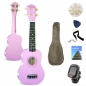 로하 백양나무 소프라노 우쿨렐레 풀세트(7종) (핑크)