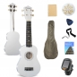 로하 백양나무 소프라노 우쿨렐레 풀세트(8종) (화이트)