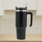 써머원 보온보냉 빨대 텀블러(900ml) (블랙)