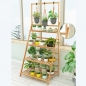 가드닝 4단 대나무 화분진열대B (60cm)