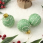 [도토로] 시스루 레이스 장식볼 3p세트(8cm) (라운드그린)