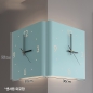 인테리어 양면 코너 무소음 벽시계02