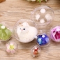 투명 플라스틱 볼 4p세트(10cm)