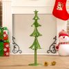 메탈 샤인 크리스마스 장식(그린 트리)
